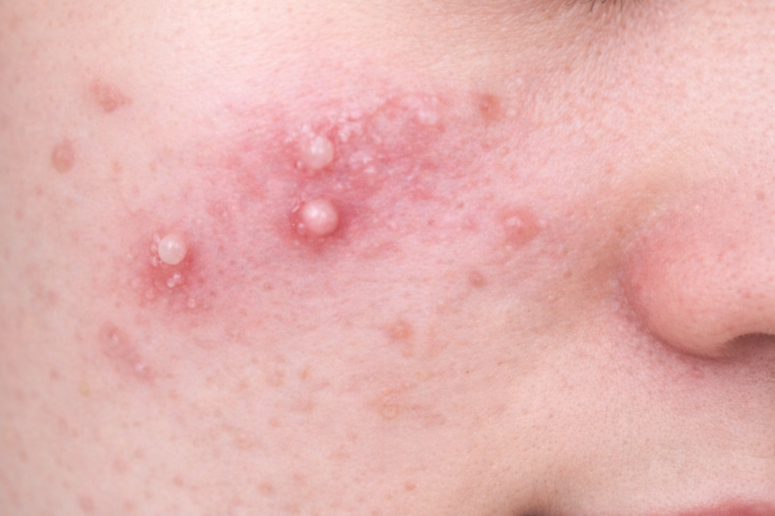 Trước điều trị - Phác đồ mụn